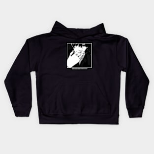 Smoking Male Anime Aesthetic Kids Hoodie